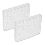 LIFKOME 2 Stück Silikon Nagelformen mit Herz und Stern Motiven Wiederverwendbare Resin Charms Schablonen für DIY Maniküre Flexible Nagelkunst Werkzeuge für Präzises Design und Einfache