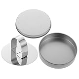 EPIGEIST 2 Stück Teiliges Tinplate Keksausstecher mit Aufbewahrungsbox Rostfreie Zuckerkuchen Formen für DIY Gebäck Korrosionsbeständig Robust und Einfach zu Reinigen für Familien