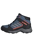 adidas Terrex Hyperhiker Mid Hiking Shoes Sneaker, Wonder Steel/Grey Three/Impact orange, 38 2/3 EU