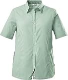 killtec Damen Funktionsbluse KOS 98 WMN WVN SHRT, hell Pistazie, 38, 39158-000