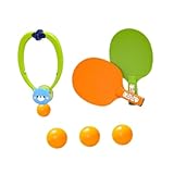 JISADER Hängendes Tischtennis Trainerball Trainingsgerät für Trainingszubehör, GrÜn