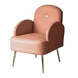 Lehnstuhl aus Leder – Komfortables Flügelrücken-Design für kleine Räume, ideal zum Stillen und Lesen in Schlaf- und Wohnzimmern