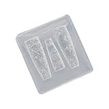 Kreative Silikonform für Nägel, verschiedene geprägte Muster, Maniküre, wiederverwendbare Nagelschablonen