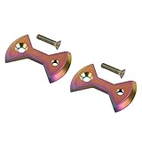 Paar Fahrradpedalplatten, ultraleichte Legierung für SpeedPlay, mit WithBolt (colofrul)