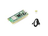 Pre-Soldered Raspberry Pi Pico 2 W with Header RP2350 Microcontroller Board Mini Board Based on Official RP2350 Chip,Supports WiFi and Bluetooth
