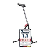 Melko Rollenbock höhenverstellbar 66-105 cm Rollbock inkl. 1 Paar Arbeitshandschuhe Belastbarkeit bis 90 kg Klappbock für Materialzuführung Unterstellbock Arbeitsbock Montagebock Stützbock - 1 Stück