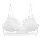 Necalisi Dirndl BH Push up Weiß Damen-BHS T-Shirt BH ohne Bügel Push up BH Soft Eleganter Push up BH BH Push up extrem 80C