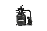 Steinbach Filteranlage Classic 250N – 040385 – Pumpe für Pools mit bis zu 19.000 l – Mit 7-Wege-Ventil mit Verstellhebel und Manometer