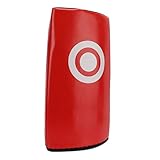 Boxen Pads Mitts - Kickboxen Boxpratzen für optimale Schlagdämpfung, Boxen Curved Fokus Pratze Boxen Trainingsziel Handauflagen, Trainerpratzen Boxing Pad für Männer Frauen (red)
