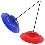 TOYANDONA 2 Sätze Jonglierende Hände -Balance-Board Balancebrett Jonglierspiel Drehende Teller Mit Stöcken Jonglierset Für Zirkustrickspielzeug Jonglier-kit Kinderspiele Plastik