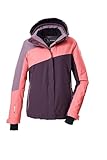 killtec Damen Skijacke/Funktionsjacke mit abzippbarer Kapuze und Schneefang KSW 26 WMN SKI JCKT, hellpink, 38, 43412-000
