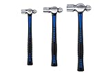 Blue Spot 26100 Kugelhammer, silber, Set von 3 Stück