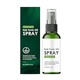 Haarspray Tonic Oil Spray-Nicht fettbezogene 30 ml Stärkung von Kräuterhaarspray, Anti-Frizz-Schlösser, fügt Glanz und glättet Öl | Für tägliche Routine-Nachtstyling-Männer nach dem Wasch