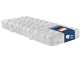 Irisette Lotus orthopädische 7-Zonen Komfortschaummatratze, Härtegrad 4 (fest), 100 x 200 cm, Öko-Tex zertifiziert, produziert nach deutschem Qualitätsstandard
