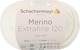 Schachenmayr Merino Extrafine 120 9807552-00102 natur Handstrickgarn, Schurwolle