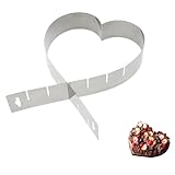 Westmark Herzbackform, Variabel verstellbar, Ohne Boden, Rostfreier Edelstahl, Silber, 31342270