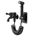 Bidet Handbrause, Handbrause Toilette Waschbecken mit 3M Federschlauch, Edelstahl WC Dusche, Wandhalterung, Bidet Brause für WC, Dusche, Spüle Reinigung