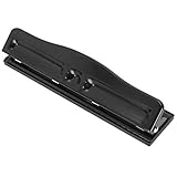 Locher Binder Puncher, Universal Desktop Locher 4 Loch verstellbarer Locher 10 Blatt Locher Kapazität Tragbare Schreibtisch Papierstanzmaschinen Zubehör Leichter, Müheloser Locher Heimbürobedarf
