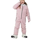 Schneeanzug Kinder Unisex Einteilige Skioverall Mit Kapuze Winddicht Wasserdicht Atmungsaktiv Skianzüge Verdickt Warm Outdoor Regenoverall Einteiligerschneeoverall Skianzug Snowboard