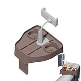 GjnjfdF Badewannenbrett, Tisch, Beistelltischplatte | Aufbewahrungsregal über dem Boden, verstellbar für Wandstärke des Pools, aufblasbar, außen, von