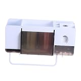 LOLIPPYY Multifunktionaler Zahnputzbecherhalter ohne Bohren Platzsparender Badorganizer mit Hoher Hitzebeständigkeit Vielseitiger Zahnbürstenhalter für Elektr Zahnbürsten Becher und