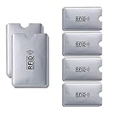 Aidqxbaoer TÜV Geprüfte RFID Blocker NFC Schutz Kreditkartenhülle (A - 6 Stück)