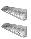Futtertrog für Nutztiere Edelstahl-Futtertrog for Schweine, 2er-Pack, 10–20 cm(59'(5ft))