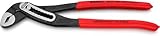 KNIPEX Alligator Wasserpumpenzange mit rutschhemmendem Kunststoff überzogen schwarz atramentiert 250 mm 88 01 250
