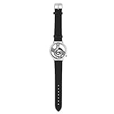 Haofy 2Colors Quartz Analog Paar Uhr mit Musikalischem Notiz -Zifferblatt für Liebhaber, Casual Style Arms Watch für Alle Geschlechter (Black)