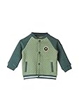 s.Oliver Junior Baby Boys Sweatjacke mit Jacquard-Steppung, Green, 86