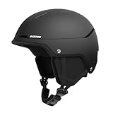 RIOROO Skihelm, Skihelme Herren Damen Jugendliche Größenverstellbar,Warme Flusen-Ohrpolster Snowboardhelm,Leichter Ski Helm mit Verstellbarem Belüftungssystem,Kompatibel mit Einer Skibrille