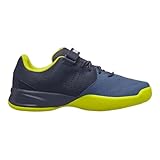 Wilson Jungen Unisex Kinder KAOS Tennisschuh, China Blue/India Ink/Sulphur Spring, 30 EU