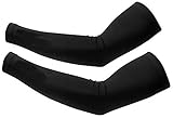 Armabdeckung, Armabdeckung, Kältegefühl, schweißabsorbierend, schnelltrocknend, rutschfest, UV-Sonnenschutz, UV, für sportliche Aktivitäten, Unisex, 2-teiliges Set für beide Arme, bequem und praktisch