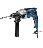 Bosch Professional Schlagbohrmaschine GSB 18-2 RE (inkl. Tiefenanschlag 210 mm, Zusatzhandgriff, Zahnkranzbohrfutter 13mm, im Handwerkerkoffer)