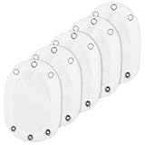 OKUMEYR 5 Stück Bodysuit Verlängerung aus Baumwolle mit Druckknopf-snap Einstellbare Body Extender für Strampler Flexible Kleidungserweiterung für Romper Anpassung