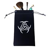 Tarotbeutel | Samt Tasche mit Zugband,Würfelbeutel Mit Den Maßen 10 Cm X 18 Cm,Zur Lagerung Von Würfeln, Spielsteinen, Kristallsteinen, Murmeln, Schmuck Und Kosmetik