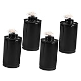 Amosfun 4 Stück Taschenlampenlampe Ölkanne Taschenlampe Brennstoffglas Taschenlampe Kraftstoffkanister Tischlampe Kanister Nachfüllbar Flammenlicht Fackel Dekorativer