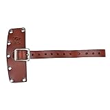 Leder-Axtscheide, Beil Ärmelabdeckung, Schneidext-Kopfschutz, Camping-Axtschutz, solide Hülle Holster für Ihre Axt, verstellbare Riemen, Werkzeuggeschenke für Männer, Vater, Ehemann (braun, mittel)