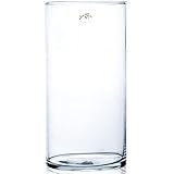 Glasvase CYLI Glas Vase Tischvase Blumenvase Zylinder 30 cm