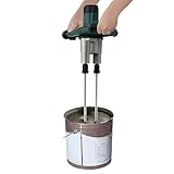 Mörtelrührer 2800W Elektrischer Beton Mischer Mörtelmischer mit Aluminiumkopf & 6-Gang Einstellung Kohlebürsten, 53 * 13cm Handrührgerät Beton für Farbe, Zement und professionelle Baustellenarbeiten