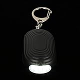 VALICLUD Persönlicher Taschenalarm mit LED licht Kompakter Abs schlüsselanhänger Stoßfest für Frauen und Junge Mädchen für Selbstschutz Beim Wandern Camping und Nächtlichen Spaziergängen