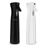 MOSTFUN 2 Stücke Spray Bottle Sprühflasche Friseur Zubehör 300ml Sprühflasche Pflanzen,Kontinuierliche Fine Mist pflanzensprüher, Wasser Nebel Sprühflaschen Zerstäuber Sprühflasche für Haare
