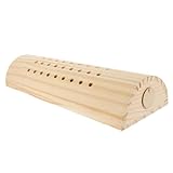 HOLIDYOYO Moxibustion-Kissen Verschleißfestes Nackenkissen Massagekissen Schlafversorgung Lendenkissen Nackenkissen Zur Täglichen Verwendung Glattes Nackenkissen Hausversorgung Holz