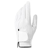 Golfhandschuhe für Herren – Atmungsaktiver Golfhandschuh für Herren, linke Hand, gepolstert, ergonomischer Fäustling, Komfortgriff für Damen, Reiten, Motorrad, Tennis, Angeln, Wandern, Fahren
