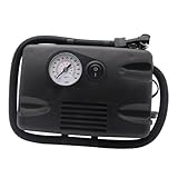 Mikinona elektrischer Luftkompressor Autozubehör hoher Druck Auto-Gadgets Kfz-Zubehör für Hochdruckpumpe druckluftmanometer autokompressor Luftdruckmesser car air pump Reifenfüller Black