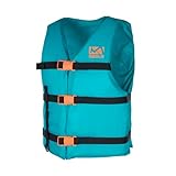 Mesle Schwimmweste Erwachsene Promo, Universal 50N Schwimmhilfe für Herren & Damen, Auftriebsweste für Sup, Kanu, Wakeboard, Wasserski, Prallschutzweste, Paddelweste für Boot