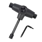 Durability Skate T Tool Skate Tool Steckschlüssel 1/2 Zoll 3/8 Zoll 9/16 Zoll Präzise Feile für Land Surfboard Reparaturen Anpassungen