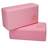 Yoga Block 2er Set VonBueren | 22 x 12 x 7,5 cm je Yogablock | Yogablöcke für Damen und Herren aus EVA | Klötze für Pilates