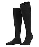 FALKE Herren Kniestrümpfe Family M KH nachhaltige biologische Baumwolle lang einfarbig 1 Paar, Grau (Anthracite Melange 3080) neu - umweltfreundlich, 39-42