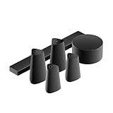 LOEWE Home Cinema.Set 553, Heimkinosystem aus Soundbar, Subwoofer, 4 Lautsprecher, Dolby Atmos, 3D Sound, Surround Sound, Bluetooth, Multiroom, Klang bar5, Klang sub5, 2X Klang mr5, 2X Klang mr3